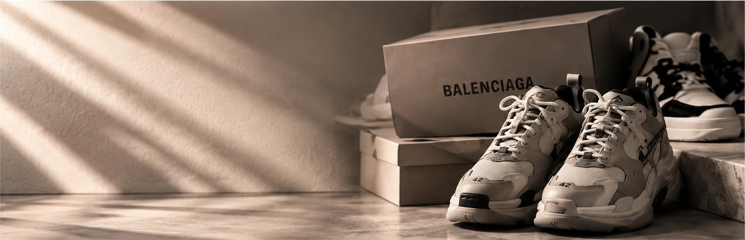 Selected pre-owned luxury footwear
